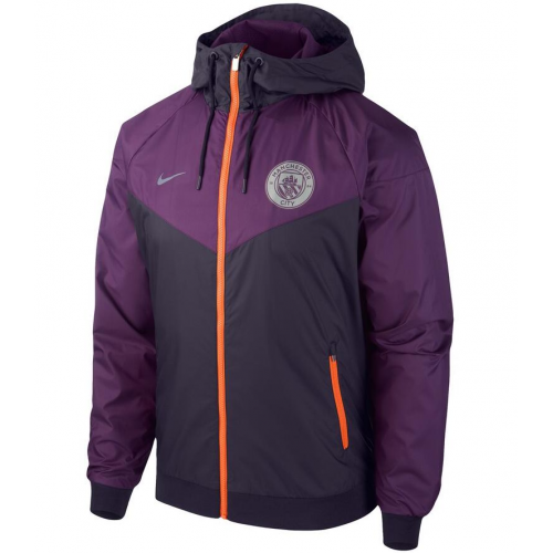 Manchester City 18/19 Windbreaker Jacket Purple